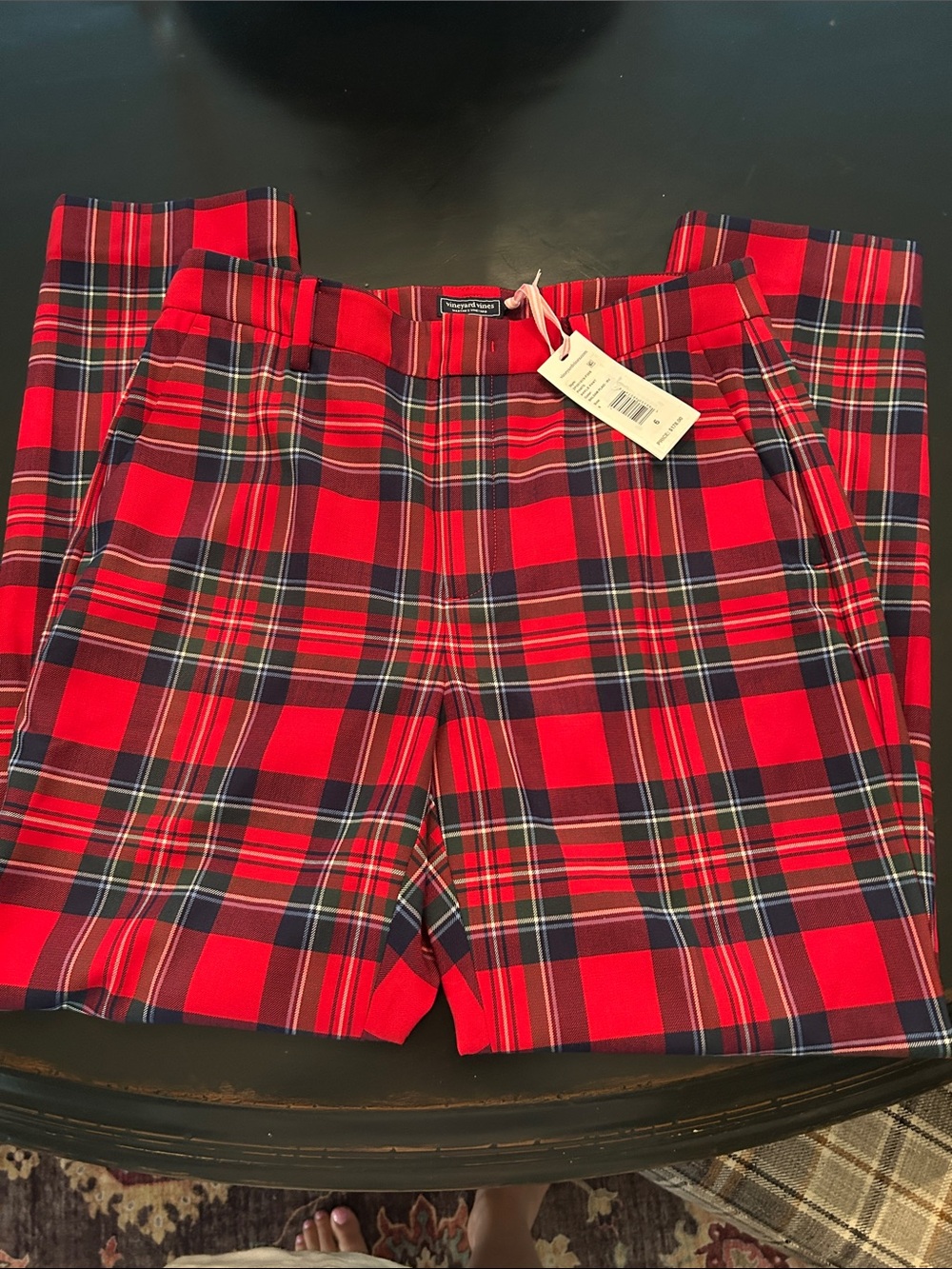 Vineyard Vines Balsam Plaid ankle pant